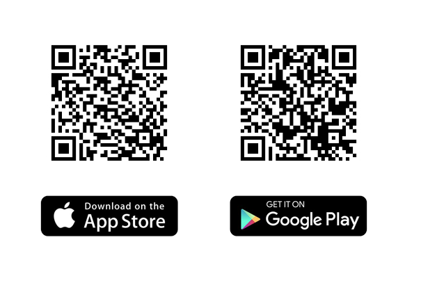 Apple and Google Store QR